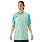 Yonex Training T-shirt Practice Graphic 16742 (100% Polyester) 2025 mint green Men's